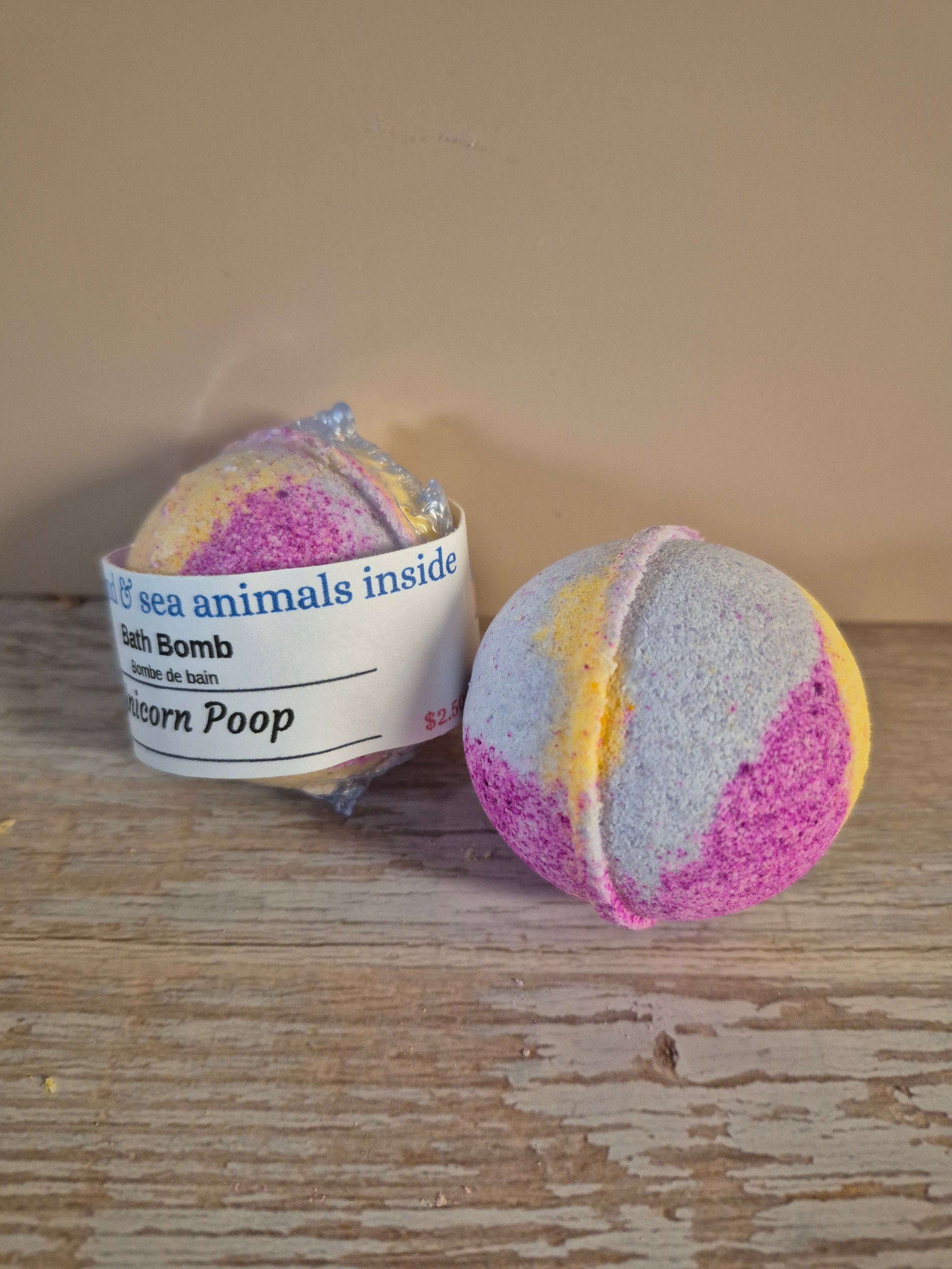 Unicorn Poop Bath Bomb