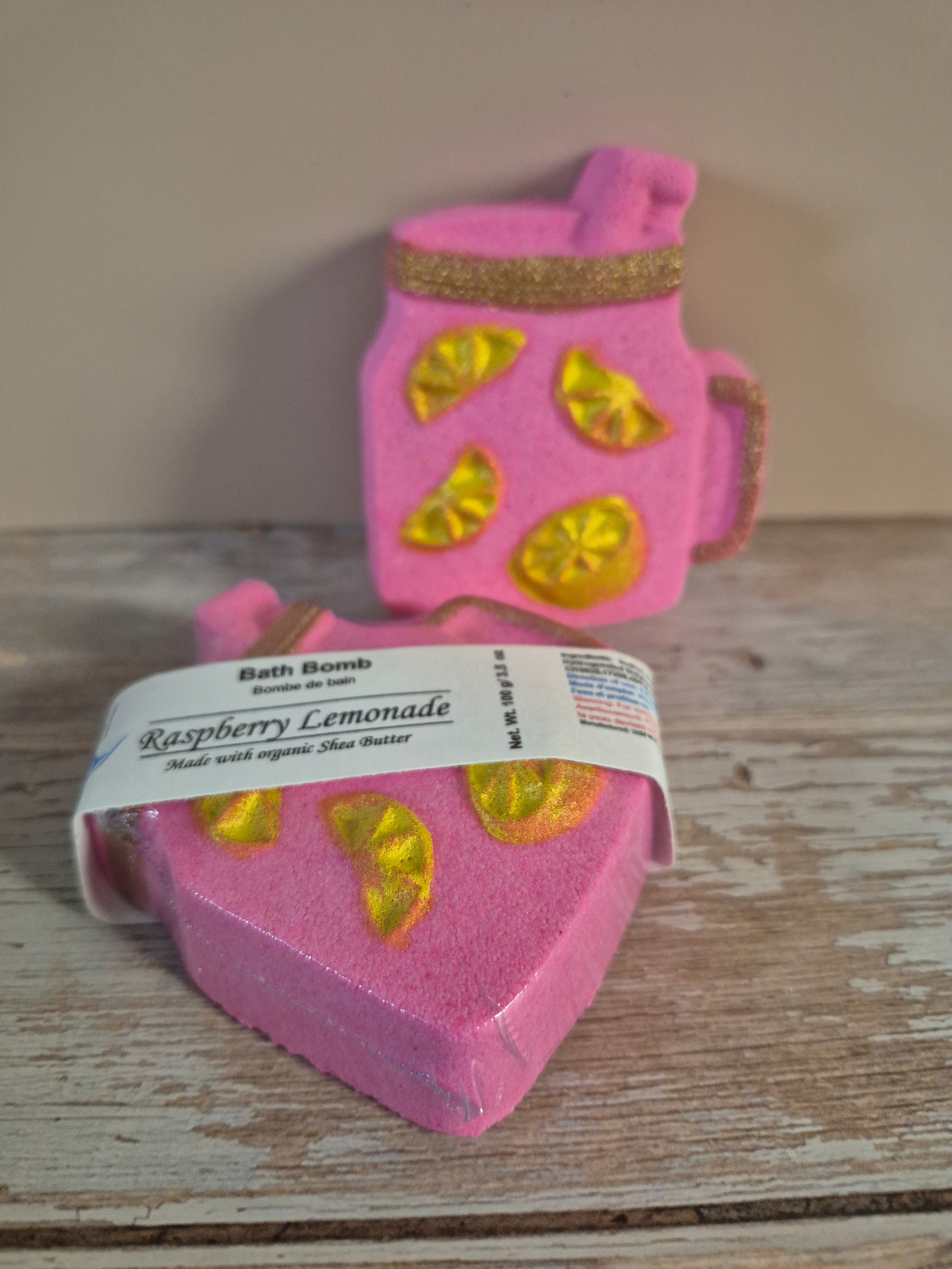 Raspberry Lemonade Bath Bomb
