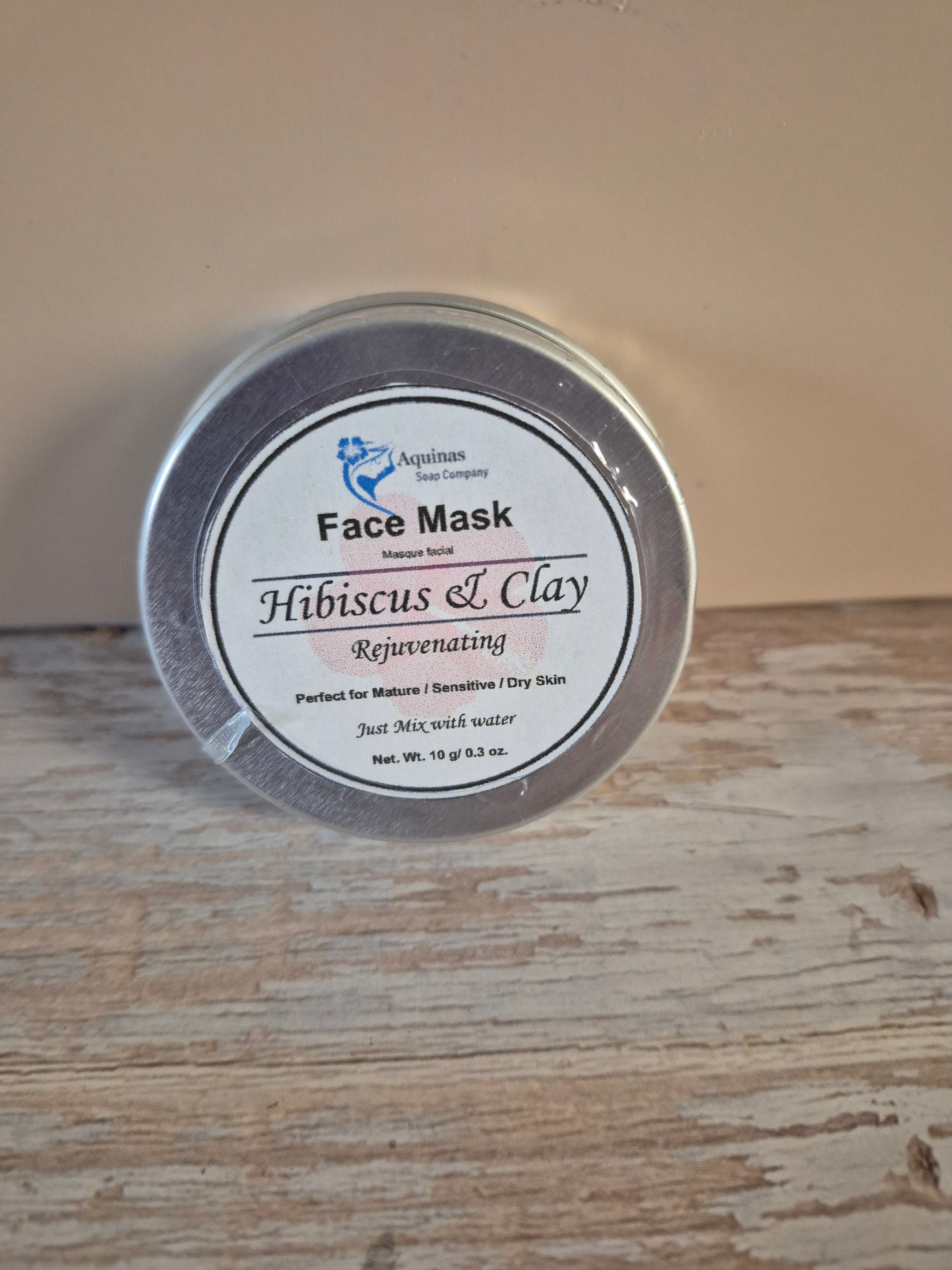 Hibiscus & Clay Rejuvenating Powdered Face Mask
